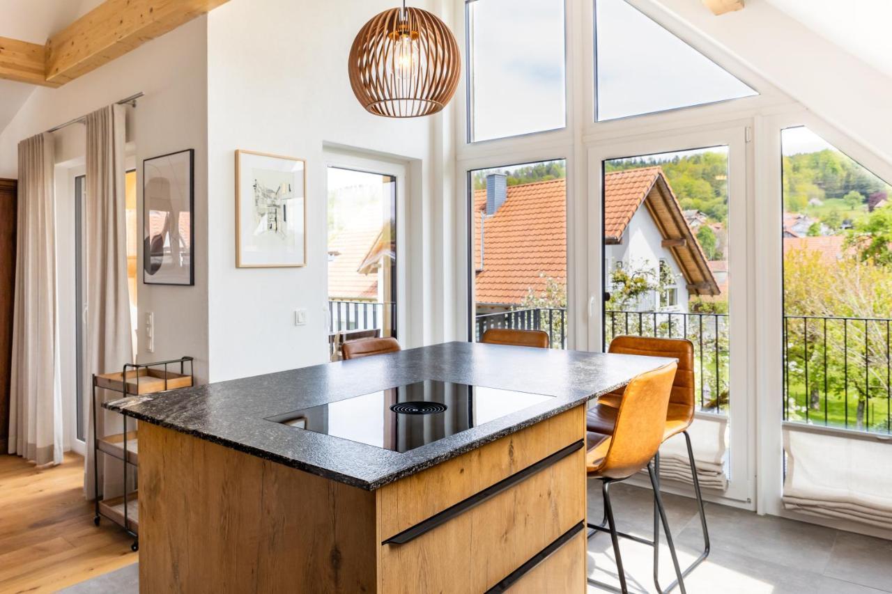 Design Wohnung 'Eiche' Auf Dem Bodanrueck Radolfzell am Bodensee Dış mekan fotoğraf