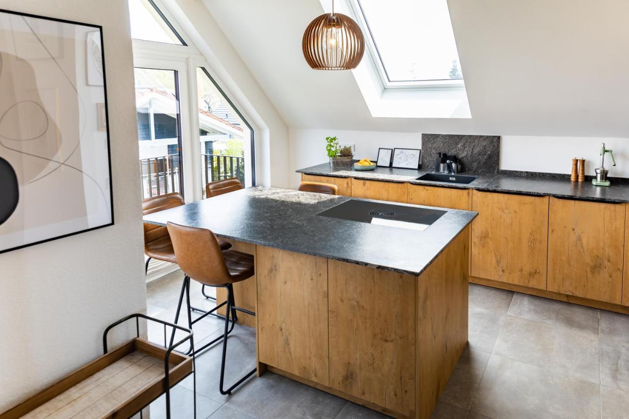 Design Wohnung 'Eiche' Auf Dem Bodanrueck Radolfzell am Bodensee Dış mekan fotoğraf